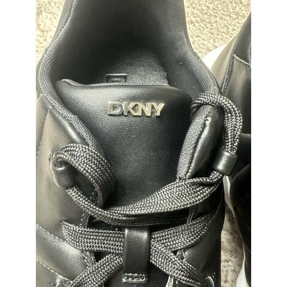 NEW DKNY Decorah Black Athletic Chunky Sole Shoes Womens Sneaker Size 10 - Picture 12 of 15